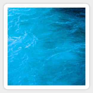 Blue Ocean Waves Sticker